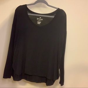 Soft black American eagle long sleeve